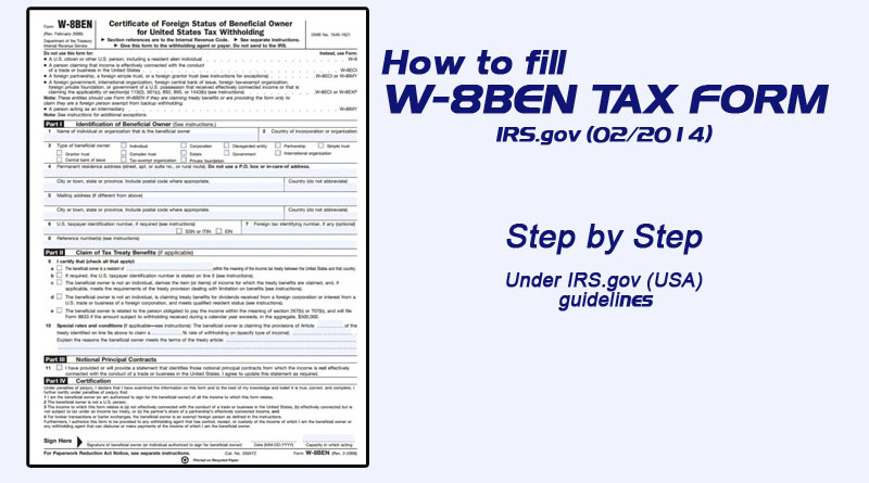W-8BEN-IRS-form