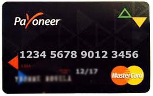 payoneer card not received